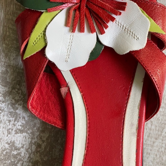 Christmas Poinsettia Flats, Vis a Vie size 37 - Picture 5 of 6